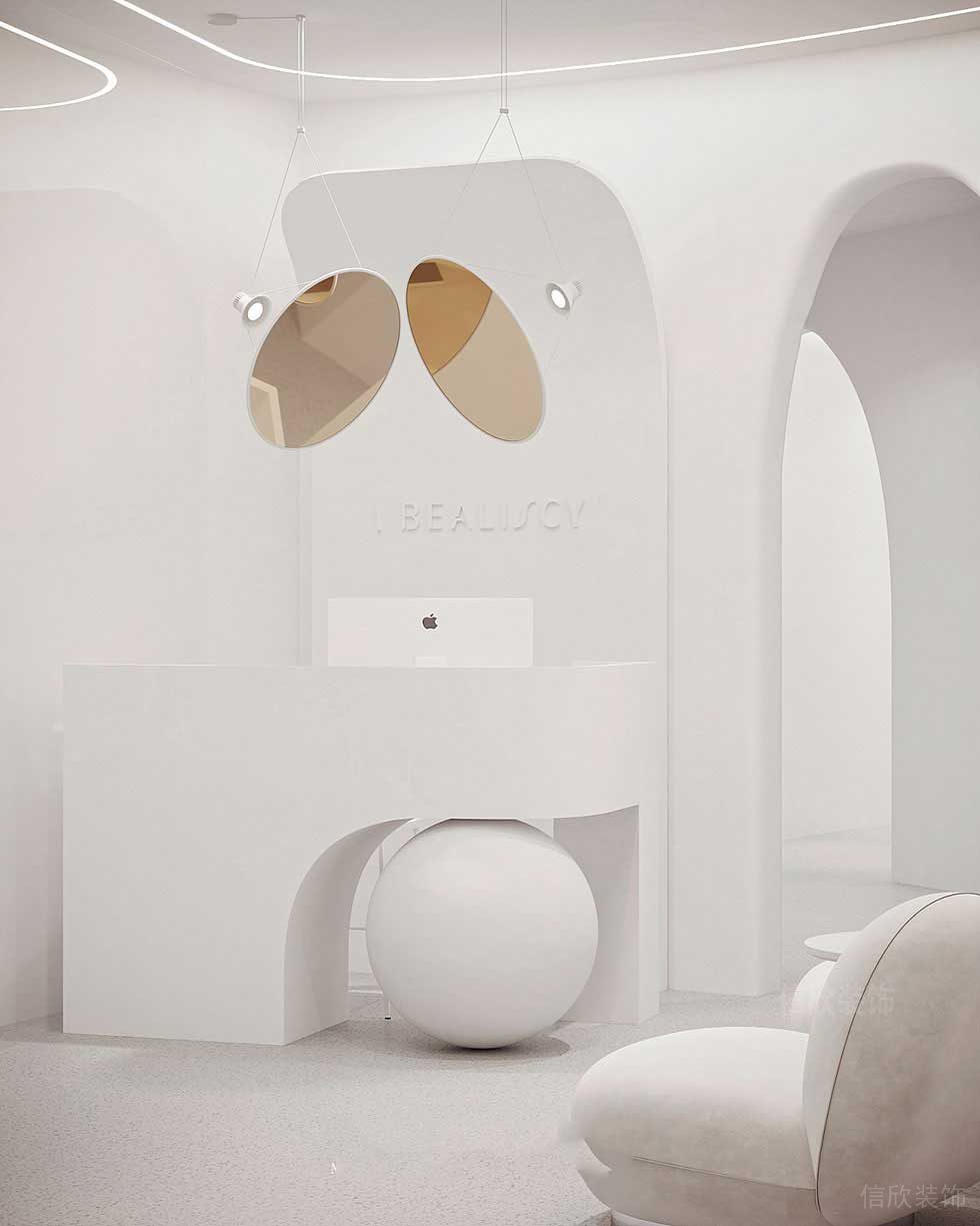 木浦造型皮膚管理前臺裝修設(shè)計(jì)