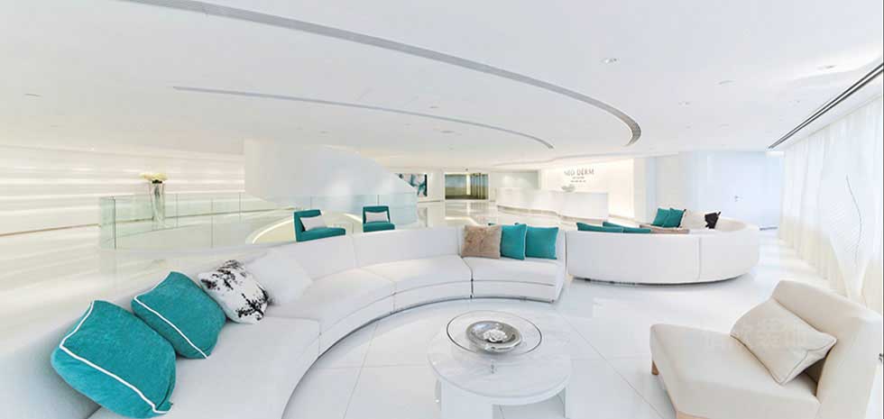 美發(fā)店豪華洽談區(qū)