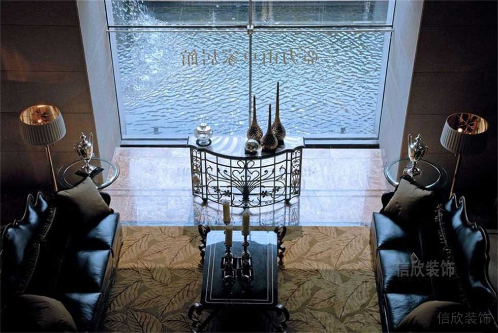 古典裝修設(shè)計(jì)皮革洽談式會(huì)議區(qū)裝修設(shè)計(jì)