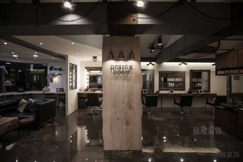 深圳龍華美發(fā)店大廳設(shè)計(jì)