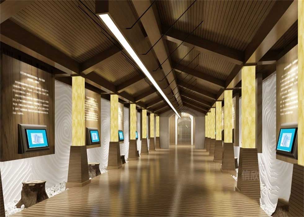 木業(yè)產(chǎn)品展廳產(chǎn)品展示區(qū)裝修設(shè)計