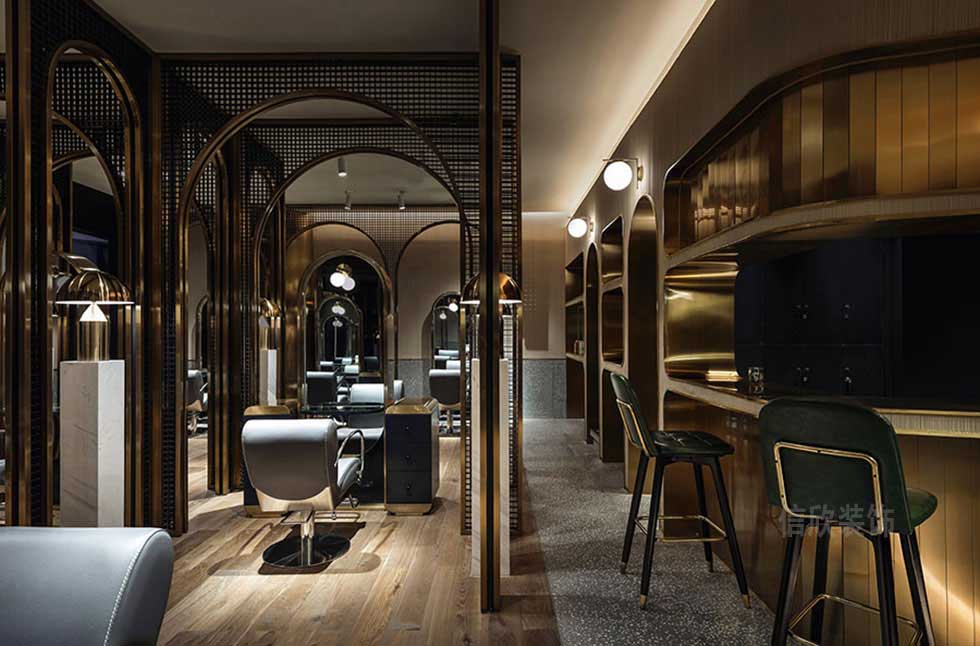 深圳龍華發(fā)廊吧臺裝修設(shè)計