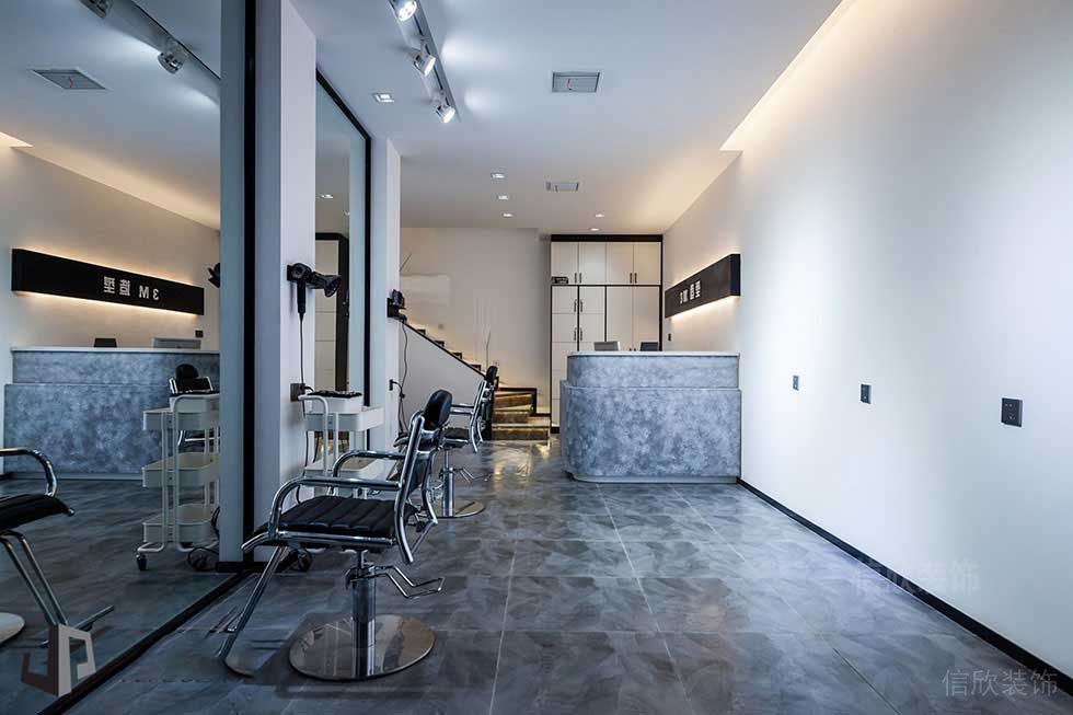 深圳時(shí)尚造型工作室大廳裝修設(shè)計(jì)