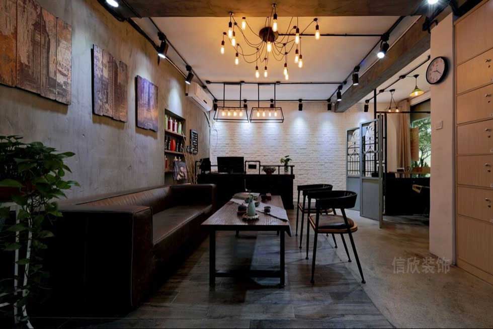 深圳美發(fā)沙龍洽談區(qū)裝修設(shè)計(jì)