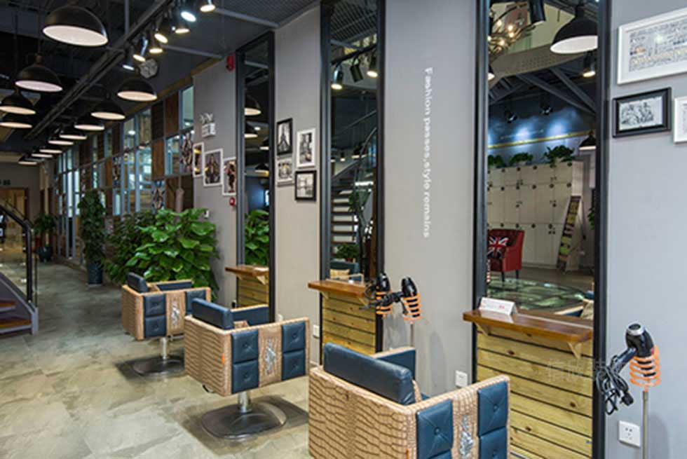 深圳福田美容美發(fā)養(yǎng)生店大廳裝修