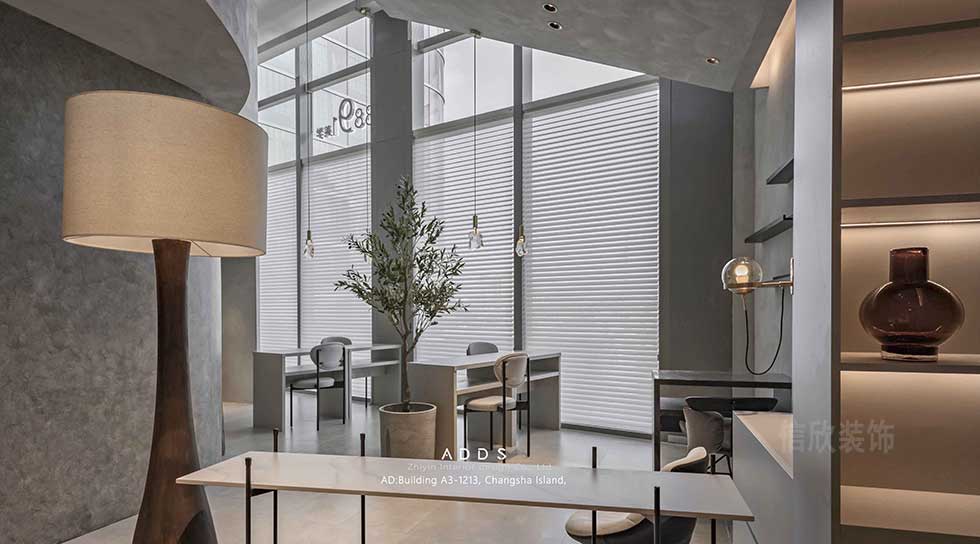 8891美學(xué)沙龍前廳裝修設(shè)計