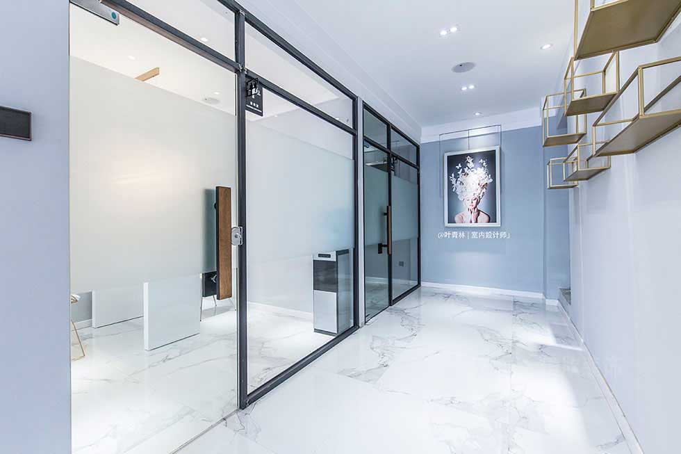 深圳福田美容店過道裝修設(shè)計