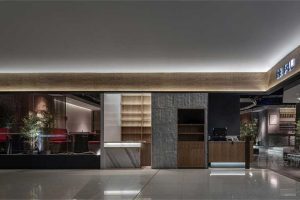 深圳羅湖工業(yè)風火鍋店裝修設計外立面門頭形象效果圖