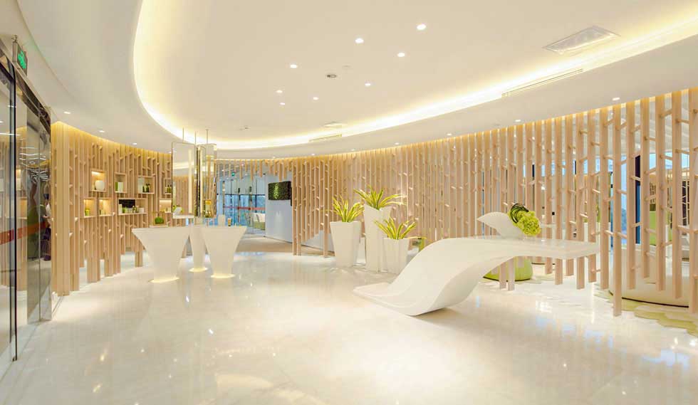 400平方米美容店員前臺裝修設(shè)計 400平方米美容店員前臺裝修設(shè)計