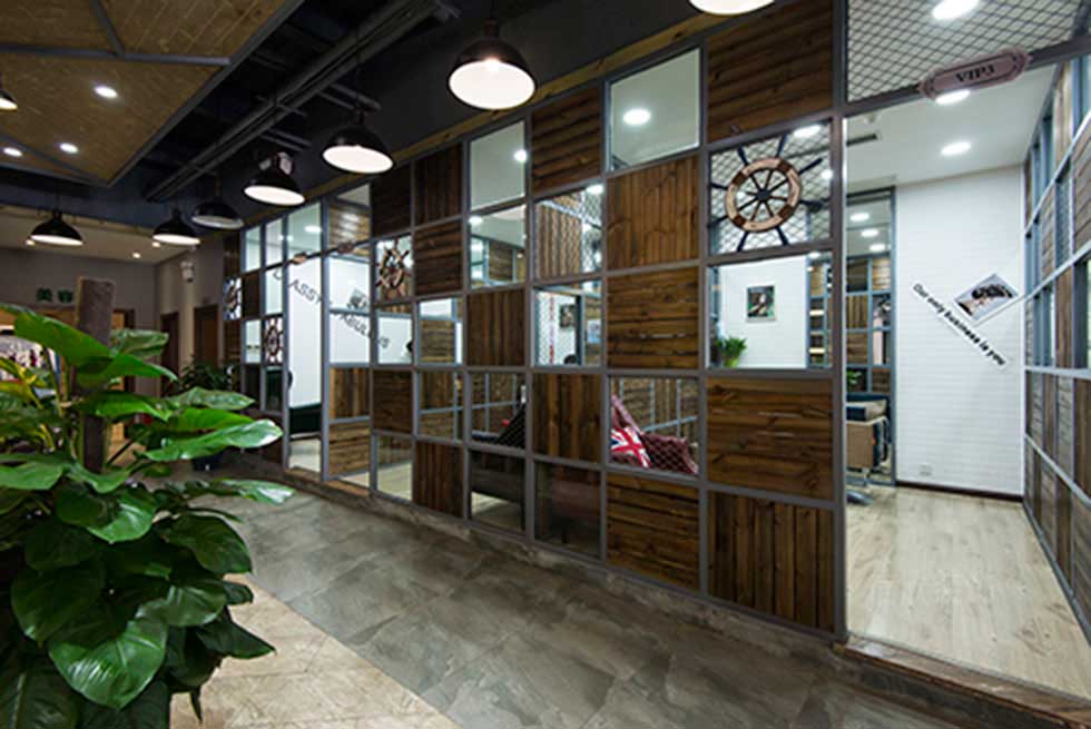 深圳福田美容美發(fā)養(yǎng)生店隔斷裝修