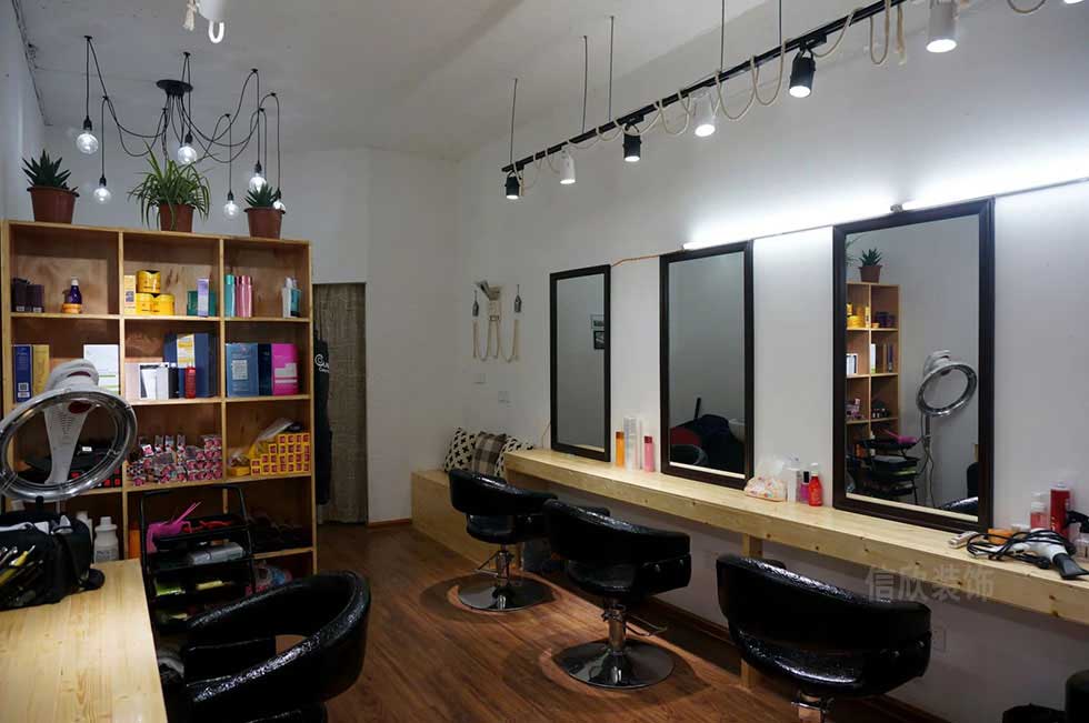 深圳龍華美發(fā)店美發(fā)區(qū)裝修設計