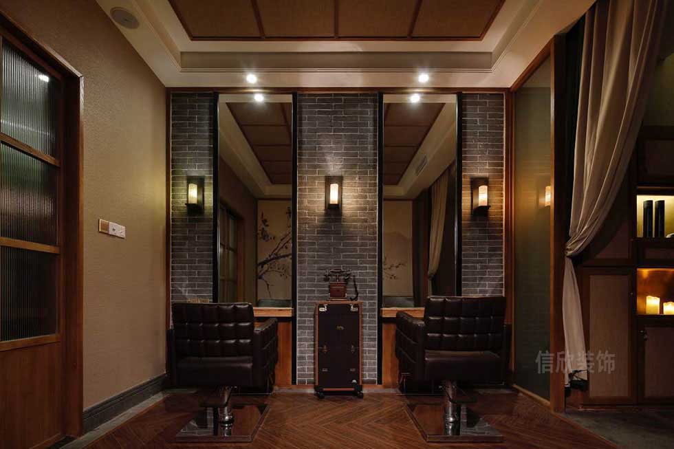 深圳鹽田美發(fā)店美發(fā)區(qū)裝修設(shè)計