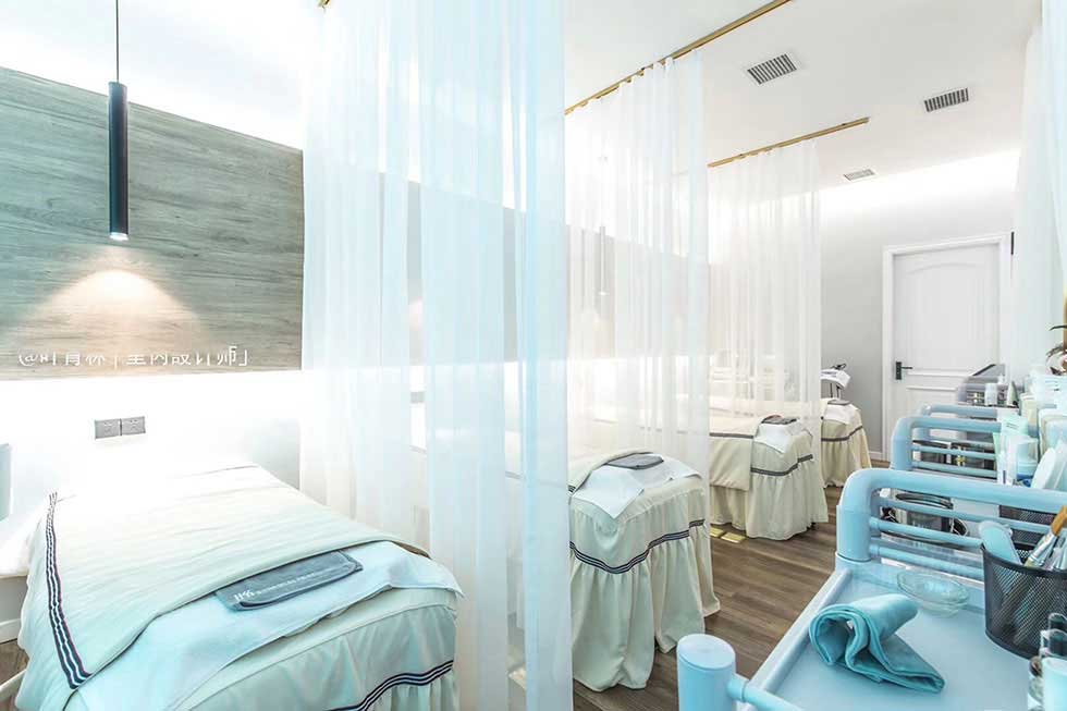 深圳福田美容店理療區(qū)裝修設(shè)計