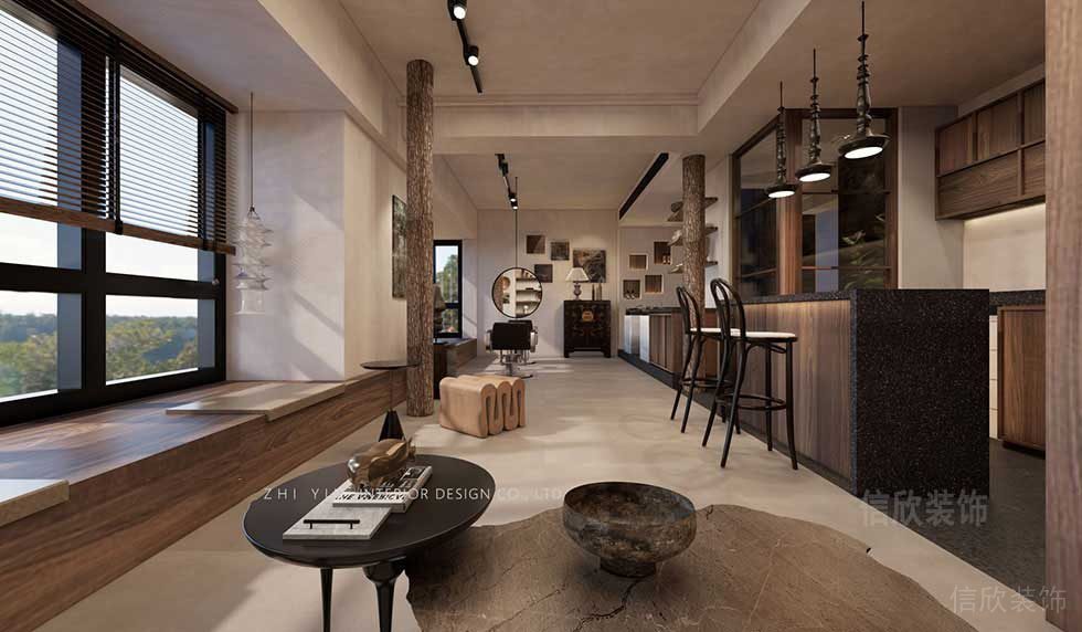 YUAN美發(fā)會所走廊裝修設(shè)計 YUAN美發(fā)會所走廊裝修設(shè)計