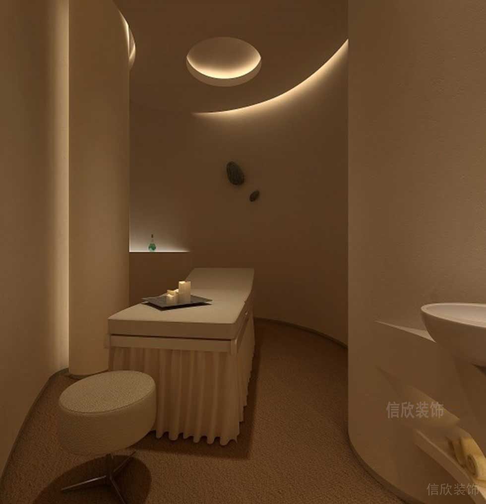 300平方美發(fā)店洗發(fā)區(qū)裝修設(shè)計(jì)