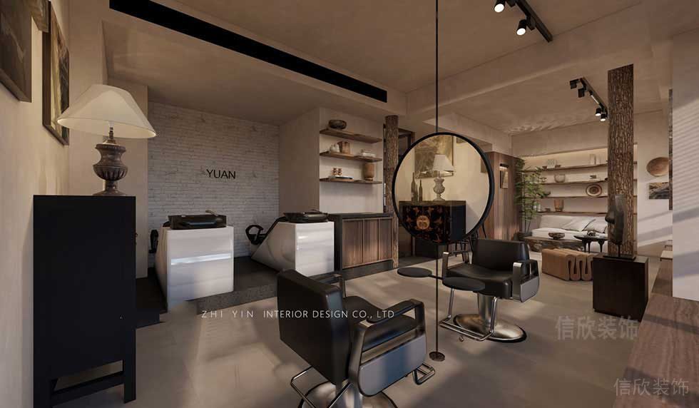 YUAN美發(fā)會所大廳裝修設(shè)計 YUAN美發(fā)會所大廳裝修設(shè)計