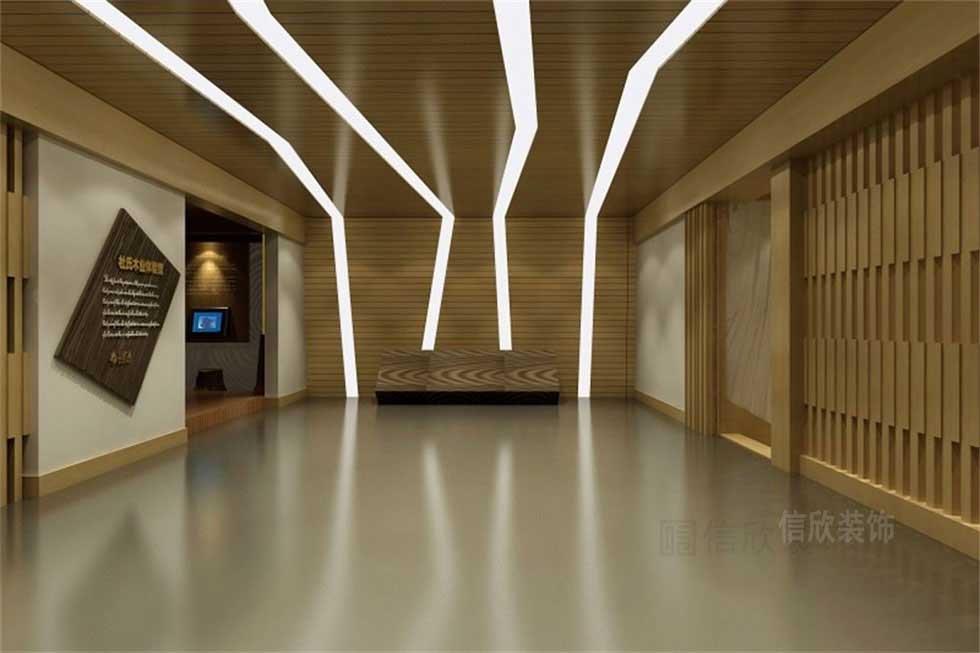 木業(yè)產(chǎn)品展廳二層裝修設(shè)計