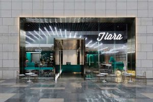 玻璃裝修櫥窗效果圖大理石地板裝修現(xiàn)代茶餐廳裝修效果圖