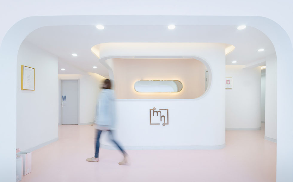 深圳羅湖美容美發(fā)護(hù)膚中心前臺裝修設(shè)計(jì)