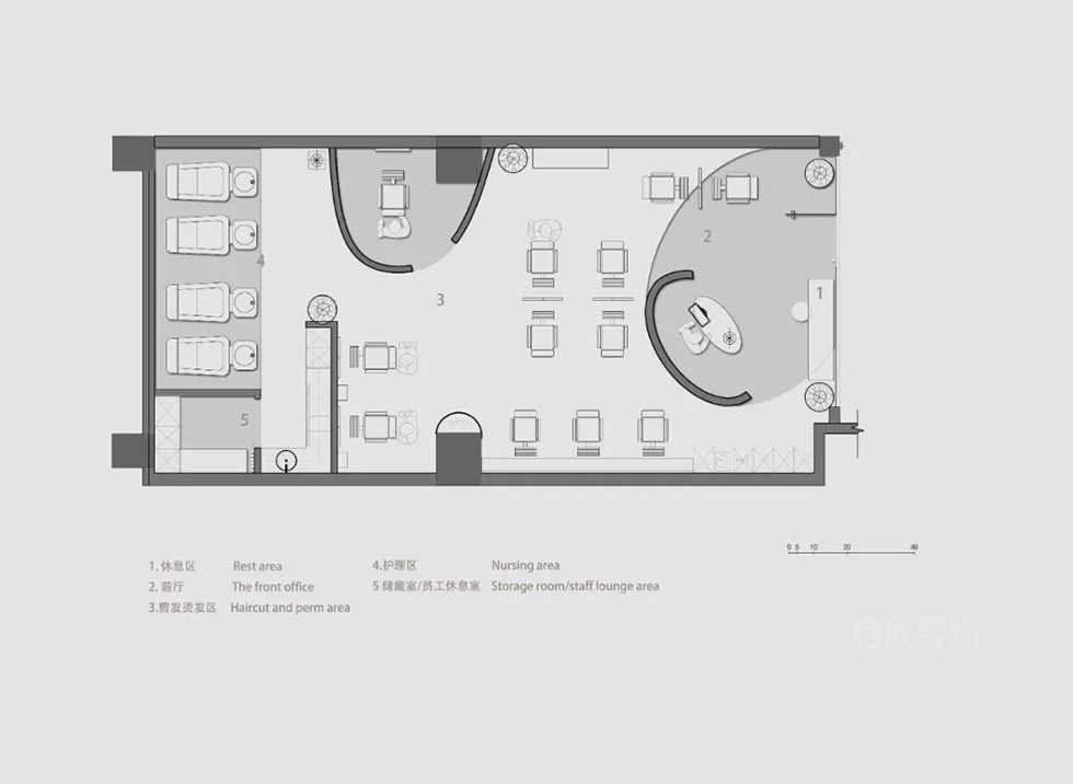 深圳I iCare美發(fā)沙龍平面方案裝修設(shè)計(jì) 深圳I iCare美發(fā)沙龍平面方案裝修設(shè)計(jì)