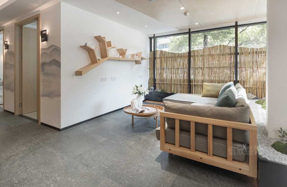 深圳羅湖美容店休息區(qū)裝修設(shè)計