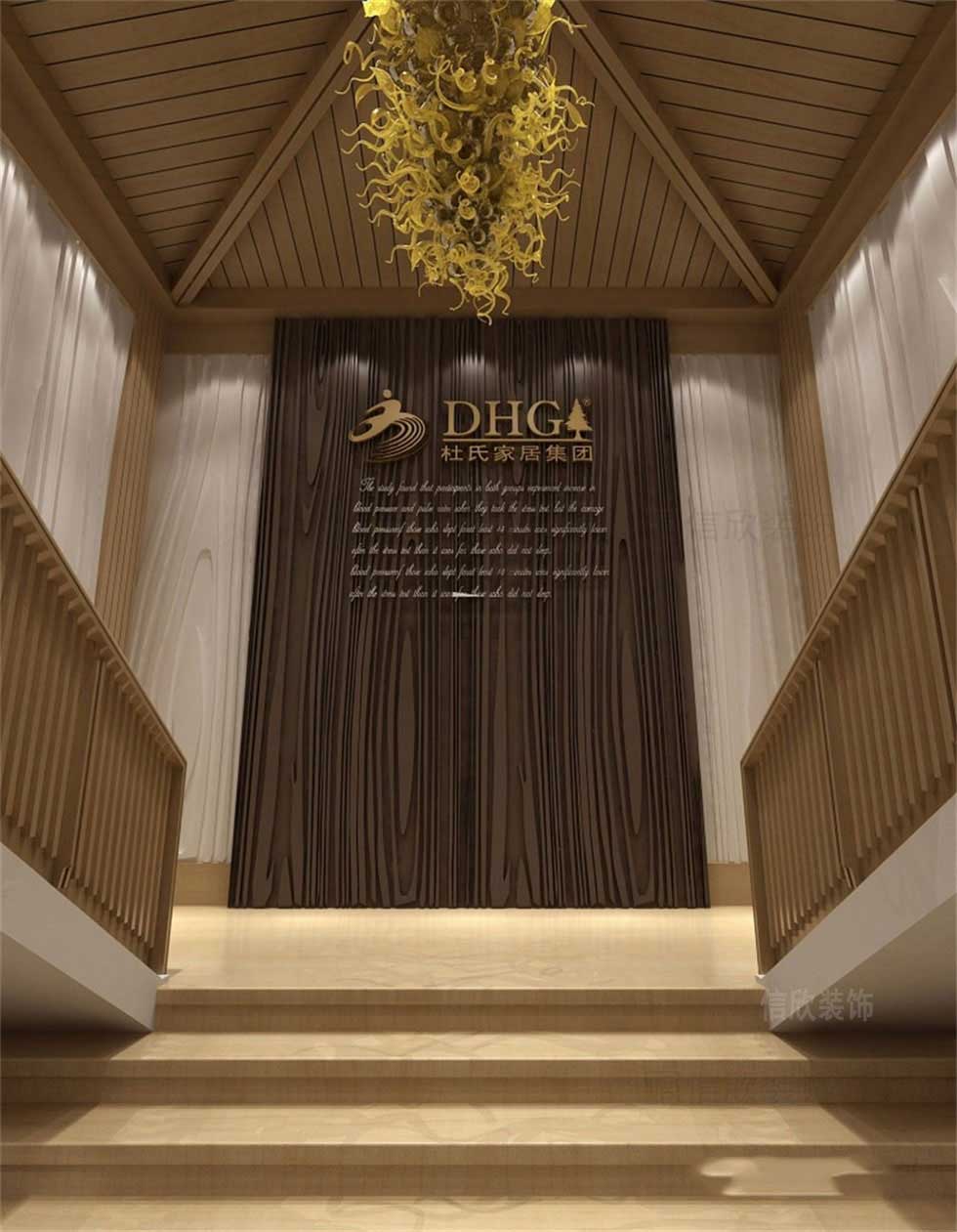 木業(yè)產(chǎn)品展廳樓梯裝修設(shè)計