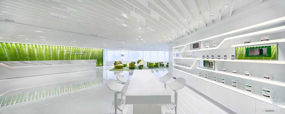 會(huì)議室裝修純白簡(jiǎn)約風(fēng)墻體收納效果圖辦公室設(shè)計(jì)