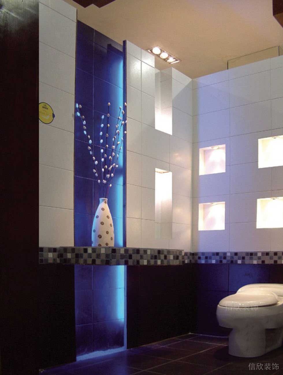 衛(wèi)生間瓷磚環(huán)形普通鏤空燈飾設(shè)計(jì)效果圖瓷磚