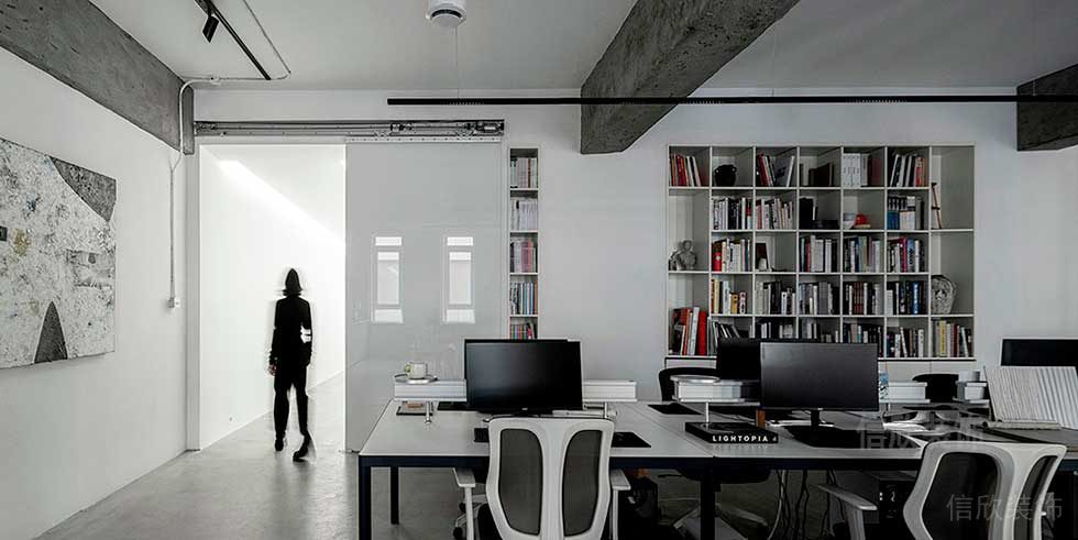 極簡風(fēng)格辦公室案例設(shè)計圖