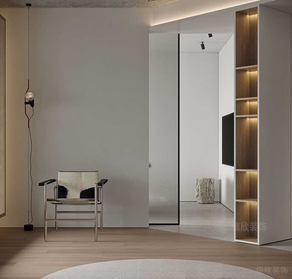 極簡(jiǎn)風(fēng)格辦公室休息區(qū)效果圖