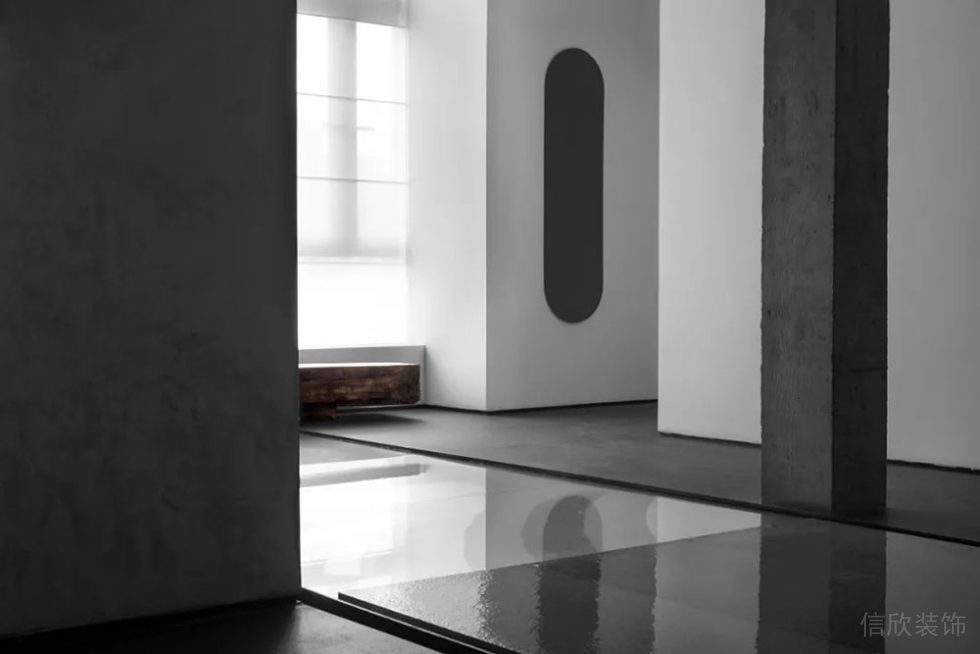 極簡風(fēng)格辦公室走廊空間休息區(qū)設(shè)計圖