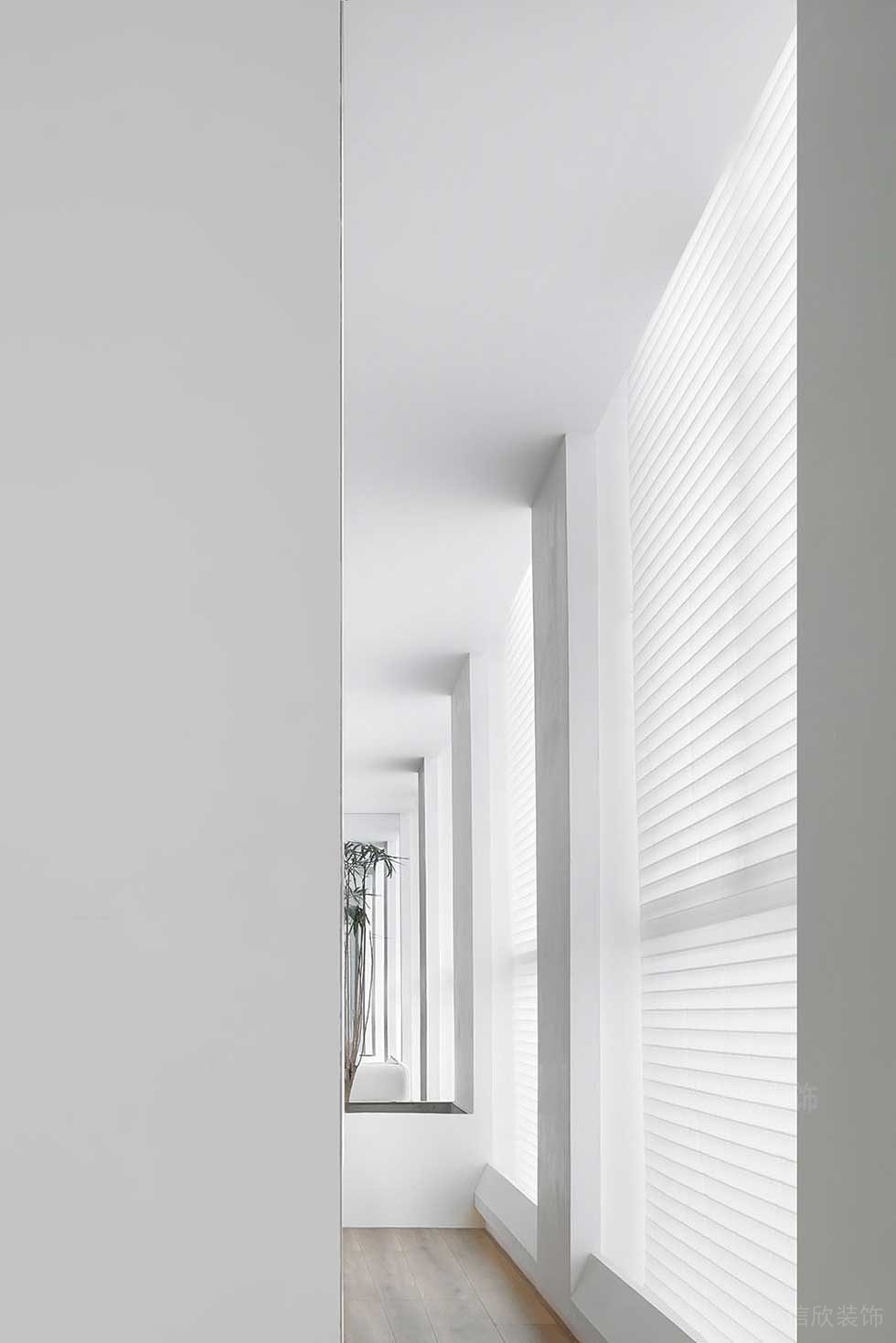 極簡風(fēng)格辦公室走廊設(shè)計圖