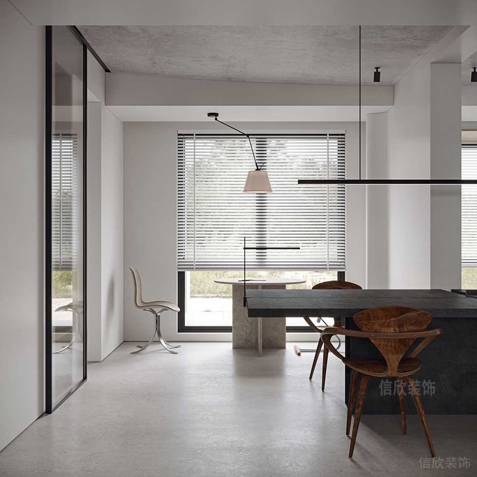 極簡風(fēng)格工作室辦公區(qū)效果圖