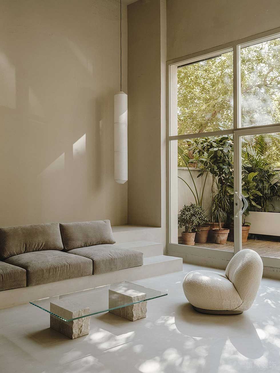 極簡風(fēng)格企業(yè)辦公室休閑接待廳裝修圖