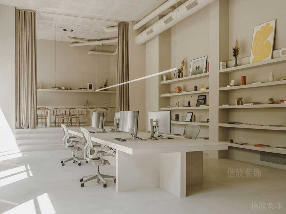 極簡(jiǎn)風(fēng)格商務(wù)辦公室效果圖