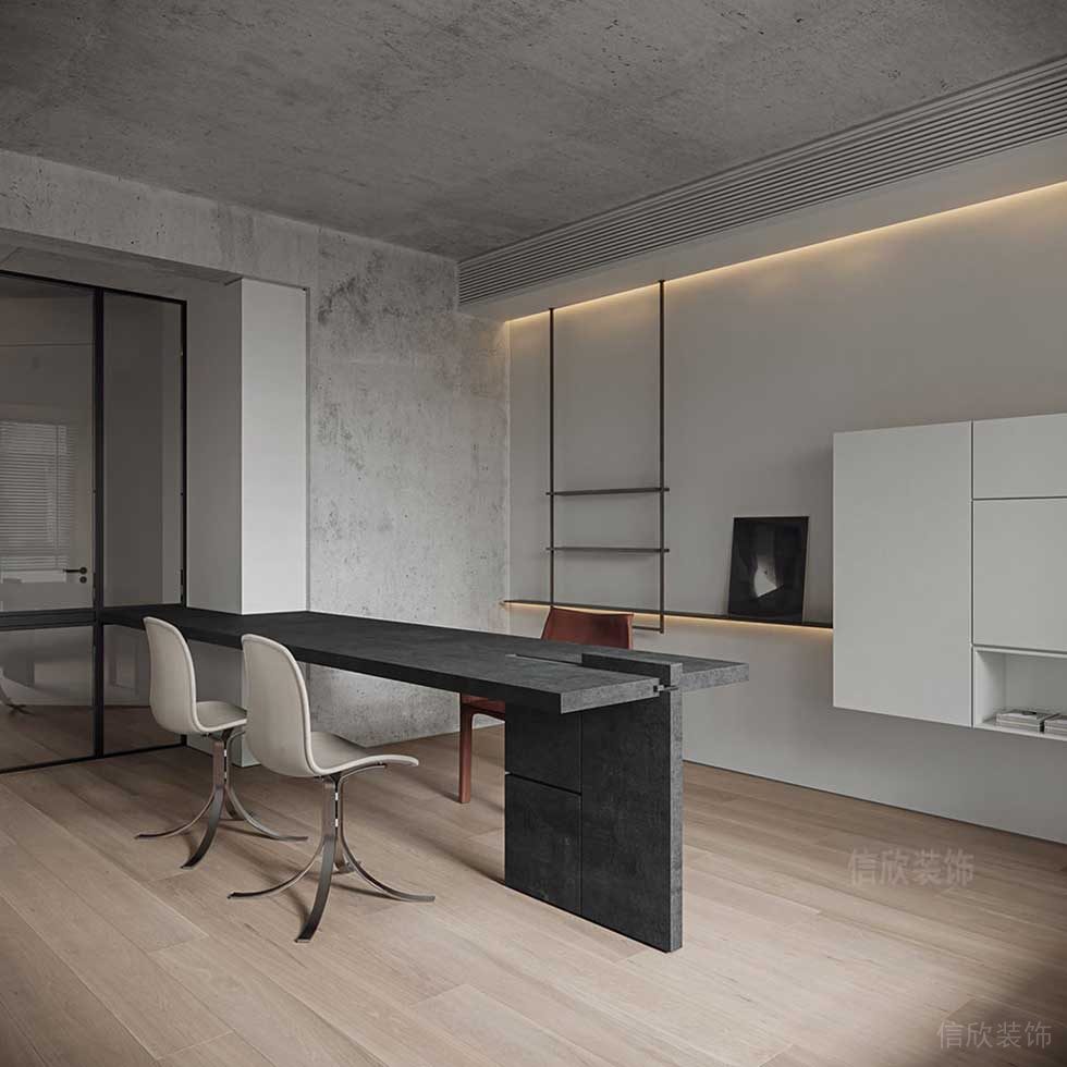 極簡風(fēng)格公司案例經(jīng)理辦公室裝修圖