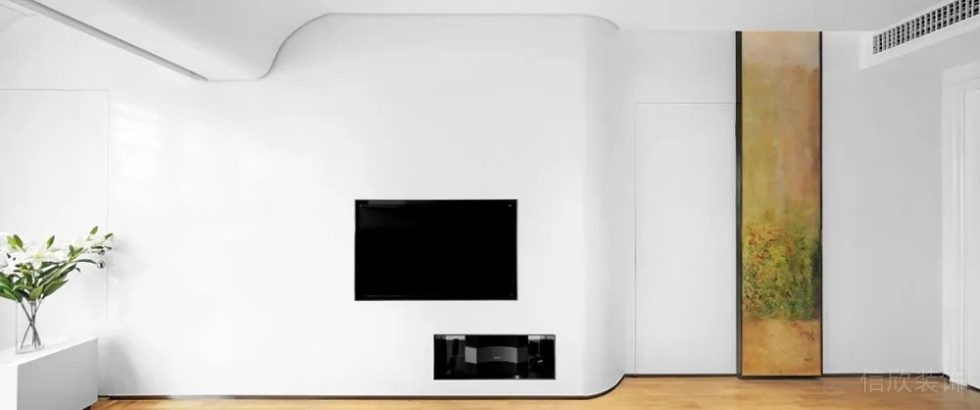 簡(jiǎn)約風(fēng)格辦公空間休閑會(huì)客室電視背景墻裝修圖