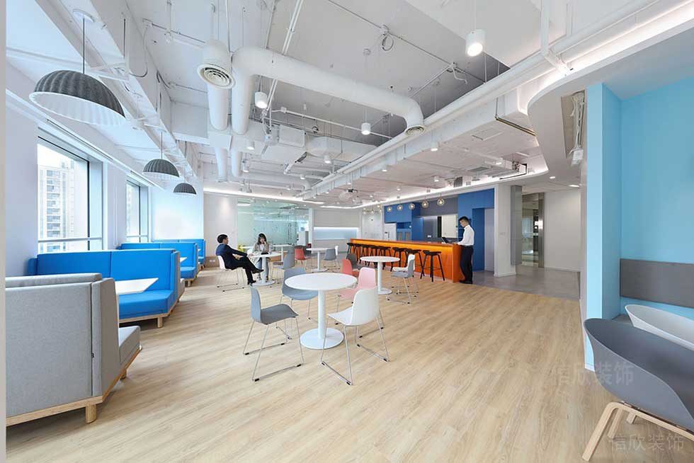 簡(jiǎn)約風(fēng)格辦公空間休閑接待廳效果圖