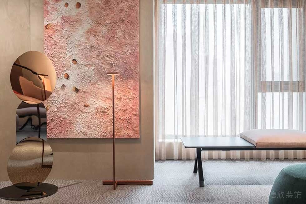 簡(jiǎn)約風(fēng)格辦公空間休閑室藝術(shù)陳設(shè)設(shè)計(jì)圖