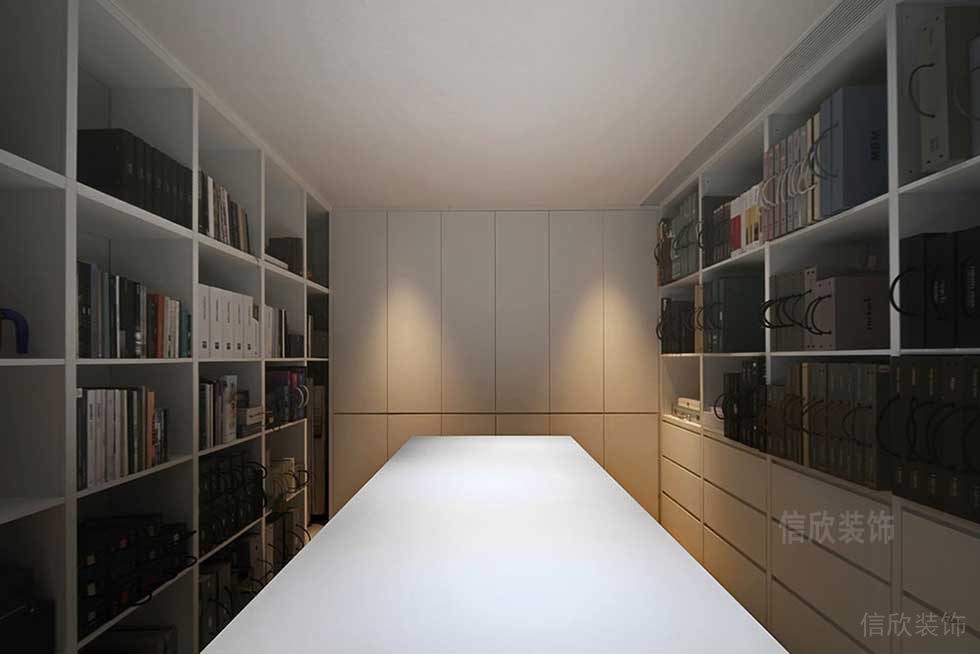 簡(jiǎn)約風(fēng)格辦公空間資料樣板選樣室裝修圖