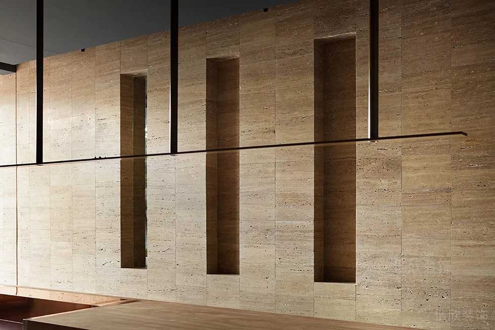 簡(jiǎn)約風(fēng)格辦公室案例前廳背景墻效果圖