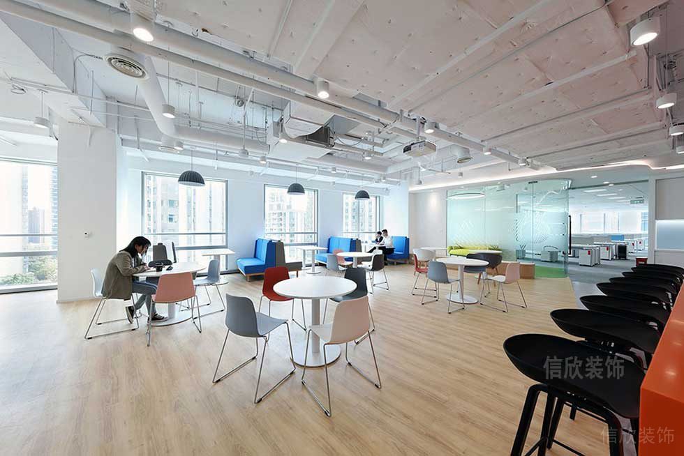 簡(jiǎn)約風(fēng)格辦公室案例休閑會(huì)客廳效果圖