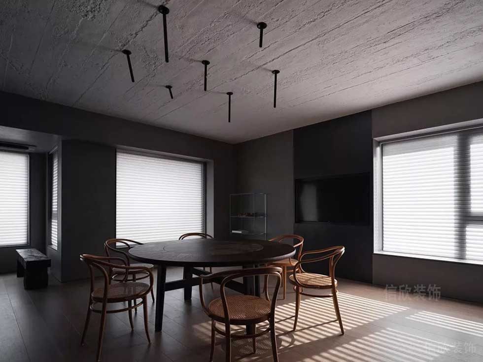 簡(jiǎn)約風(fēng)格辦公室案例員工休息廳裝修圖