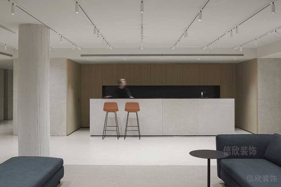 簡(jiǎn)約風(fēng)格辦公室吧臺(tái)休閑區(qū)效果圖