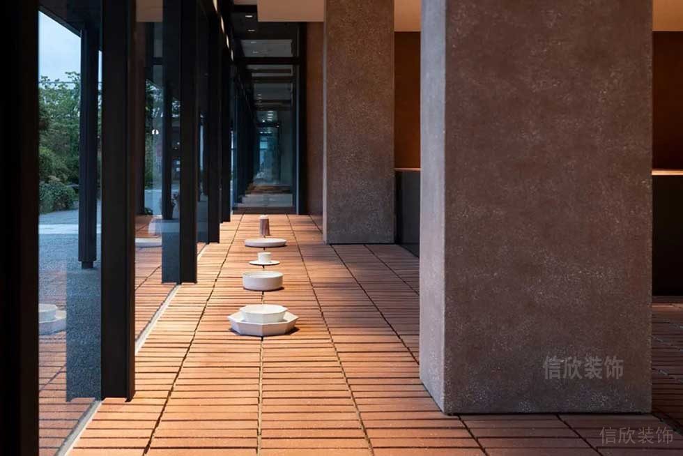 簡(jiǎn)約風(fēng)格辦公室大堂門(mén)廊藝術(shù)陳設(shè)效果圖