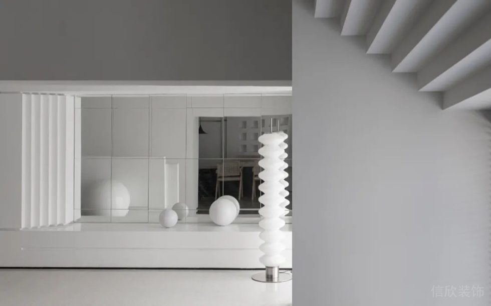 簡約風(fēng)格辦公室過廊藝術(shù)陳設(shè)效果圖