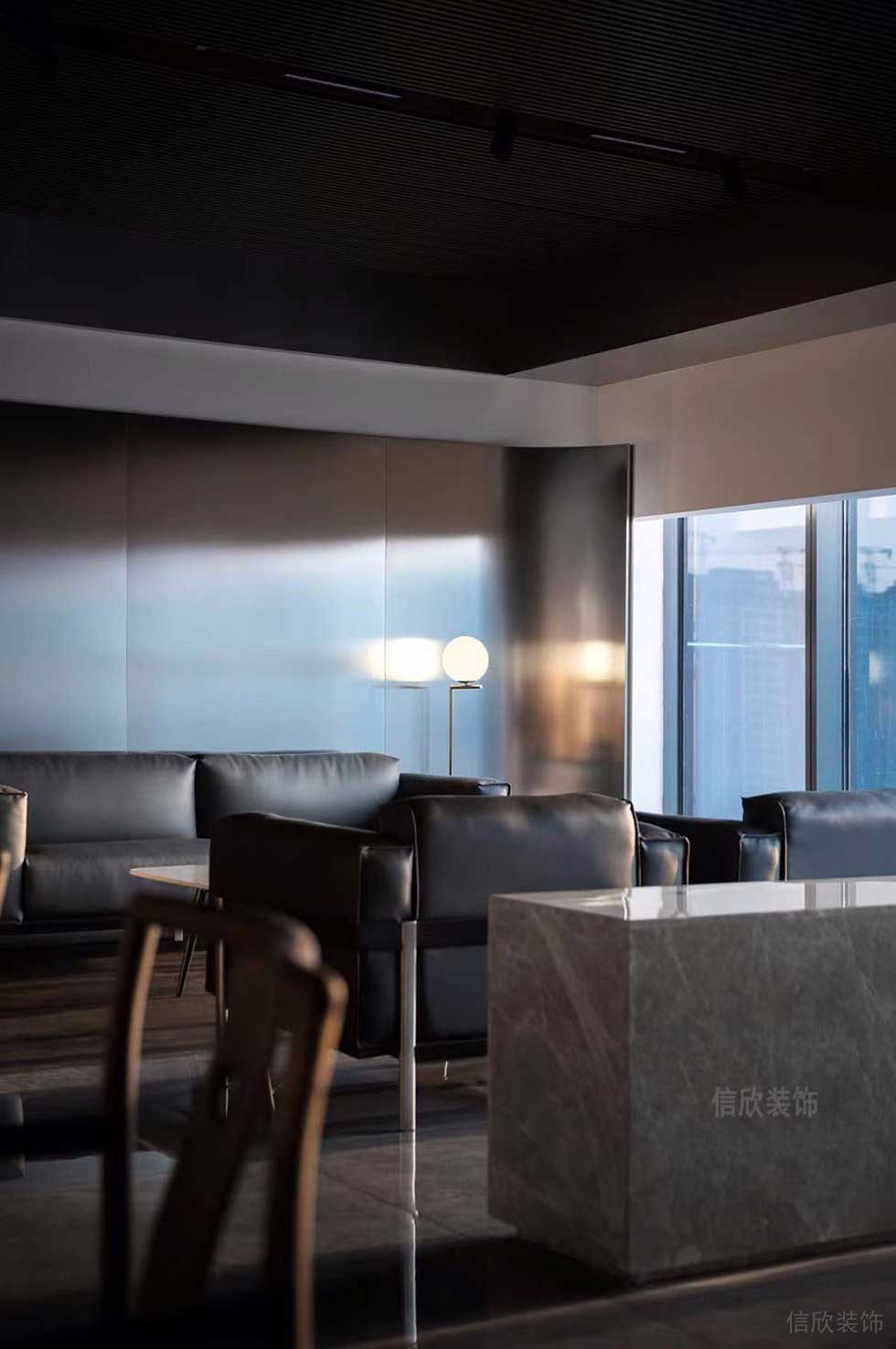 簡約風(fēng)格辦公室會客廳效果圖