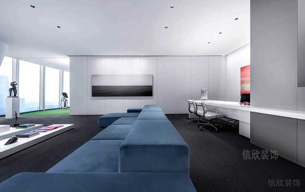 簡約風(fēng)格辦公室接待等候區(qū)裝修圖