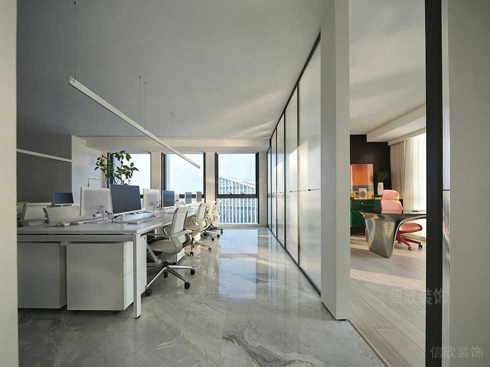 簡約風(fēng)格辦公室設(shè)計(jì)圖