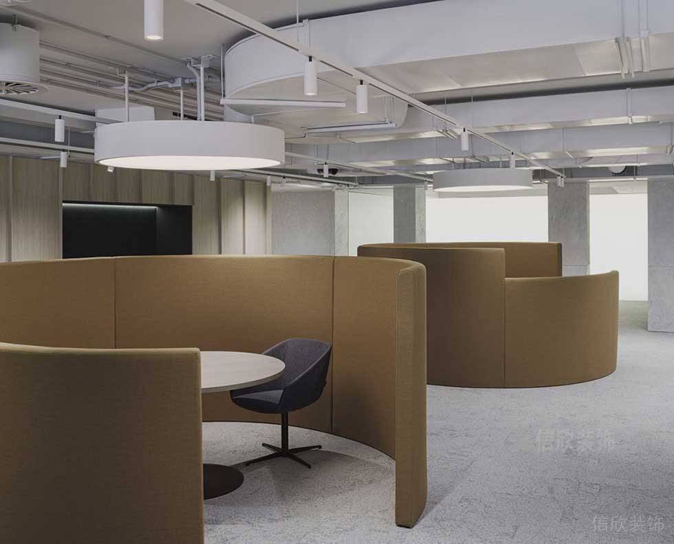 簡約風(fēng)格辦公室特色洽談廳設(shè)計(jì)圖